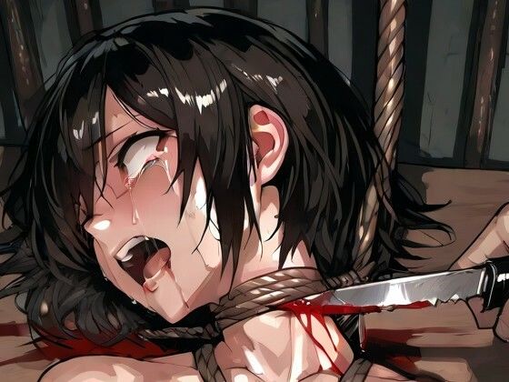 拷問実験3  -ナイフ切り裂き-  エロ画像699451