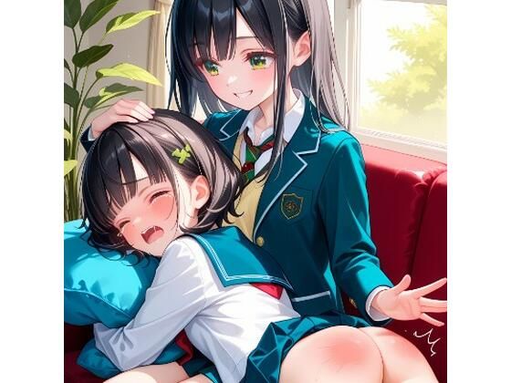 制服の女の子お尻叩きイラスト集  エロ画像703846