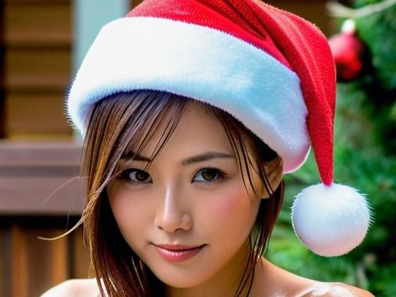 温泉で出会った美のサンタ（セリフなし AI画像集）  エロ画像707257