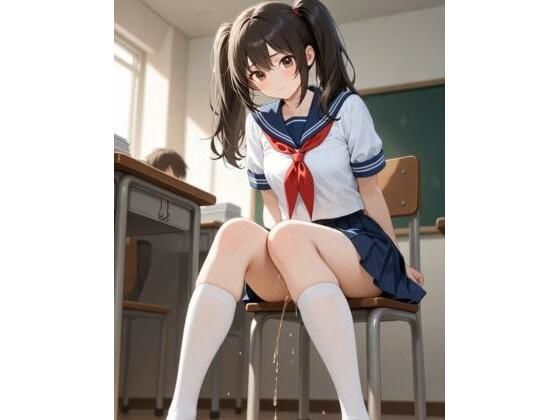 椅子に座った状態でおもらし  エロ画像709315