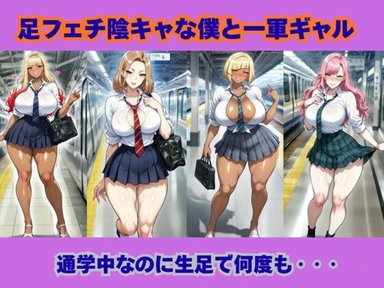 足フェチ陰キャな僕と一軍ギャル、通学中なのに生足で何度も‥  エロ画像711625