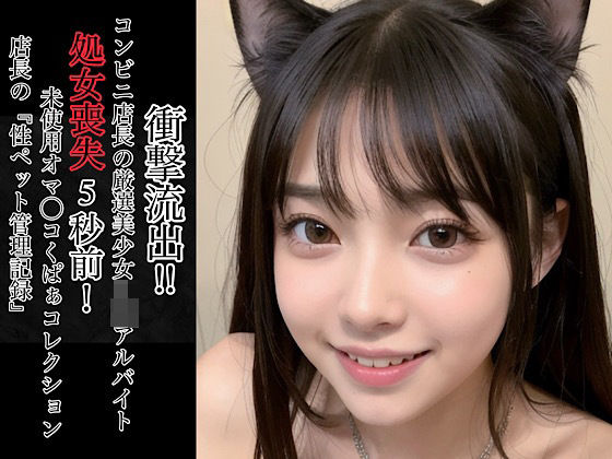 衝撃流出！！コンビニ店長の厳選美少女J◯アルバイト処女喪失5秒前！未使用オマ◯コくぱぁコレクション〜店長の『性ペット管理記録』〜  エロ画像713652