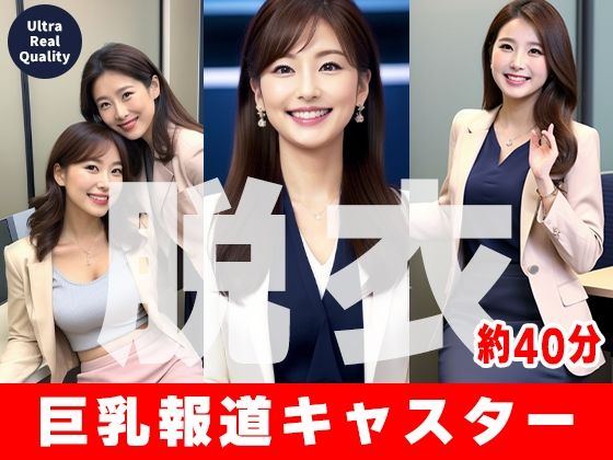 【約40分】『女性キャスターの乳揉み』巨乳と知性の仮面が外れるとき。-AIで描く究極の美女達-  エロ画像714589
