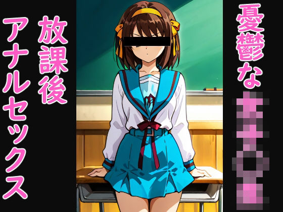 憂鬱な女子◯生の放課後アナルセックス  エロ画像721393