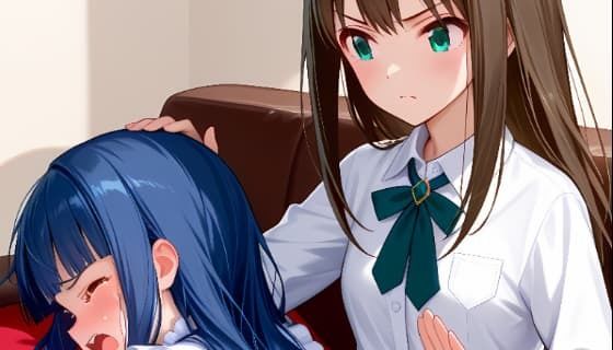 渋谷凛・島村卯月/U149（アイドルマスター）お尻叩きイラスト集  エロ画像729796