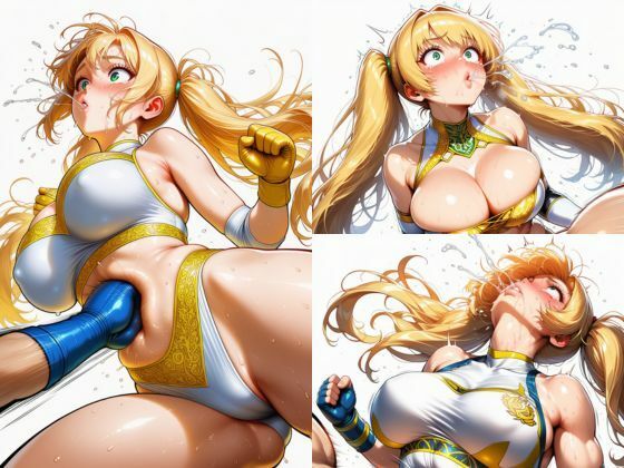 【動画あり】金髪ツインテールのアイドルレスラー、レスリングリングにて散る  エロ画像731695