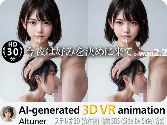 3D VR SBS【30分HD】今夜は好みを決めに来て。  エロ画像741627
